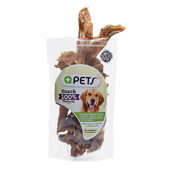 +Qpets Chicken Strips 75gr
