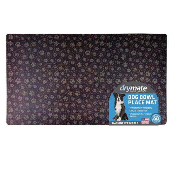 Dry Mate Mat Huellitas - Café 16x28