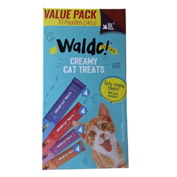 Waldo Snack para Gato Pack 16uds