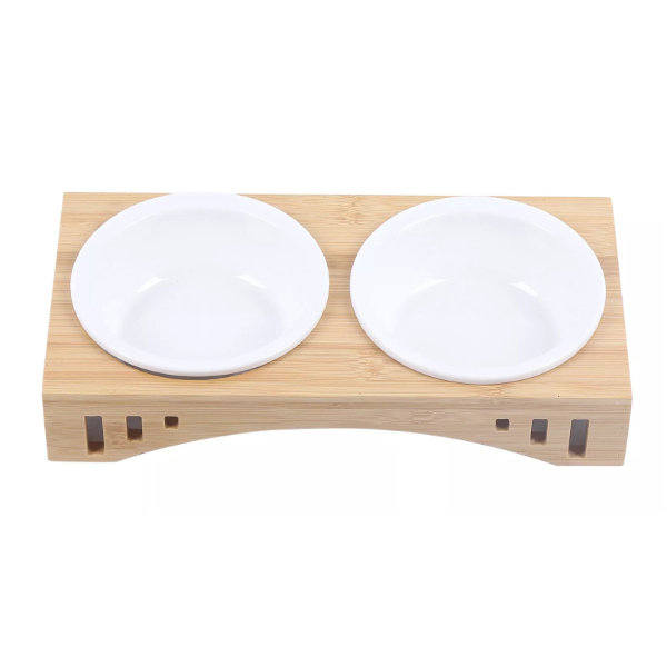 Bamboo Ideas Tazon Doble de Ceramica