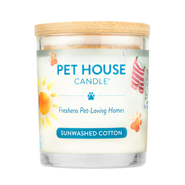 Pet House Candle Sunwashed Cotton 255g