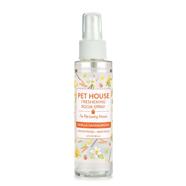 Pet House Freshening Room Spray Vanilla Sandalwood 118ml