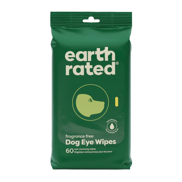 Earth Rated - Eye wipes 60 uds/pack 5x5in