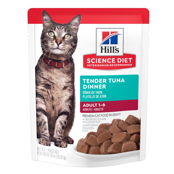 Hill´s -Science Diet  Feline  Pouche Adt Tuna Dinner  79.37 gr