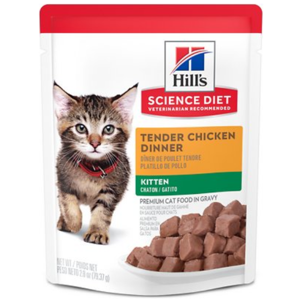 Hill´s -Science Diet  Feline Pouche Kitten Chiken Dinner  79.37 gr