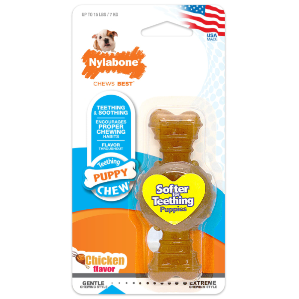 Nylabone - Hueso Puppy Pollo Flavor