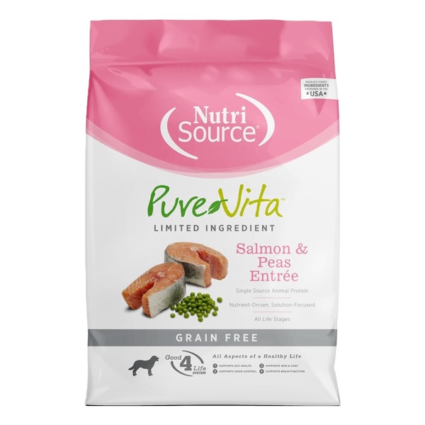 Nutrisource PureVita Grain Free Salmon & Peas Entrée
