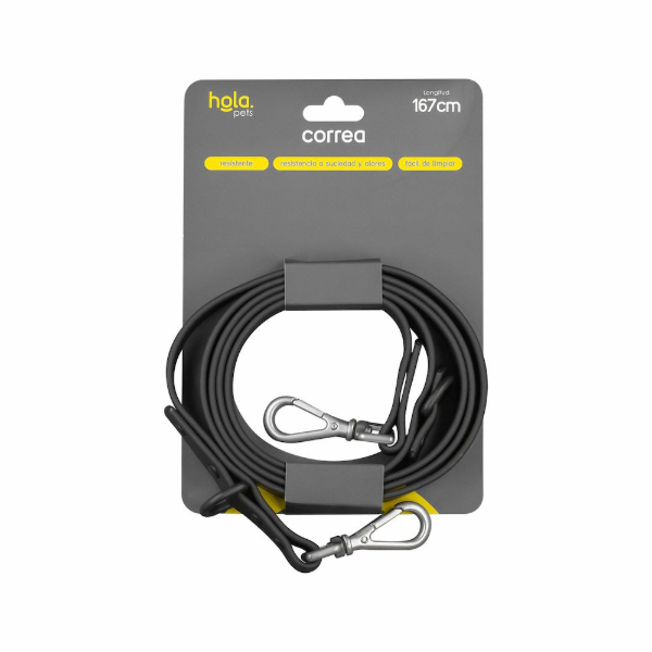 Hola Pets -Correa 1,67m- Negro