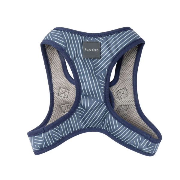 Fuzzyard Step In Harness - Thornbury - Aegean Blue