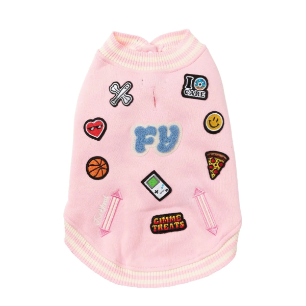 Fuzzyard The Letterman Jacket - Pink