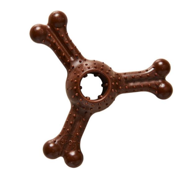 Spot -Juguete Ban-Bones Plus Triple Chew Sabor Bison 7