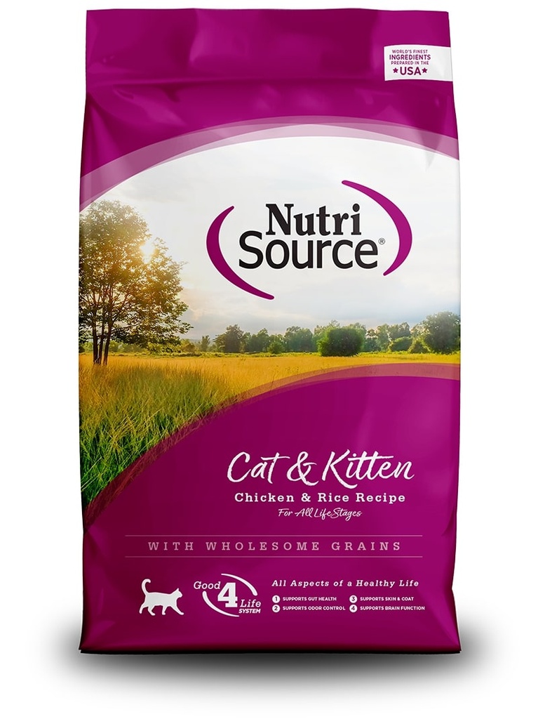 Nutrisource Cat & Kitten, Chicken & Rice Recipe