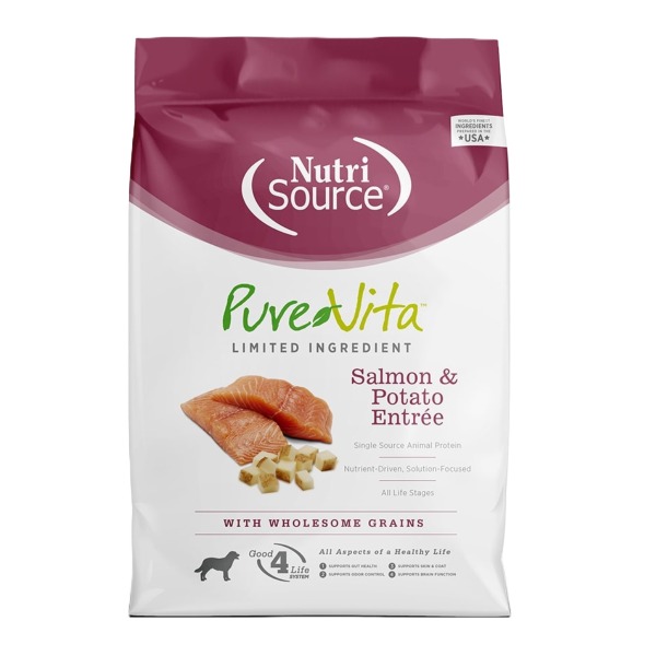 Nutrisource PureVita Salmon & Potato Entrée