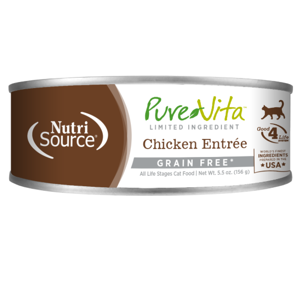 Nutrisource PureVita Chicken Entrée Grain Free 156G