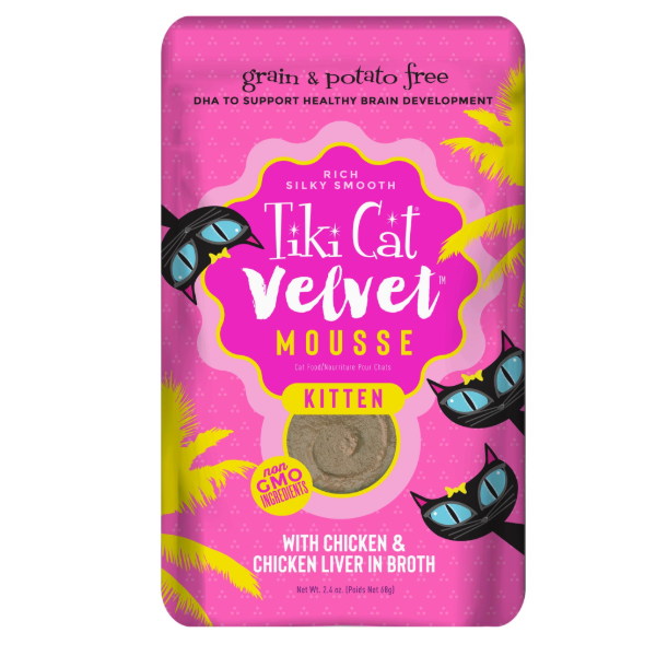 Tiki Cat Baby Mousse With Chicken And Chicken Liver In Broth Pouch
