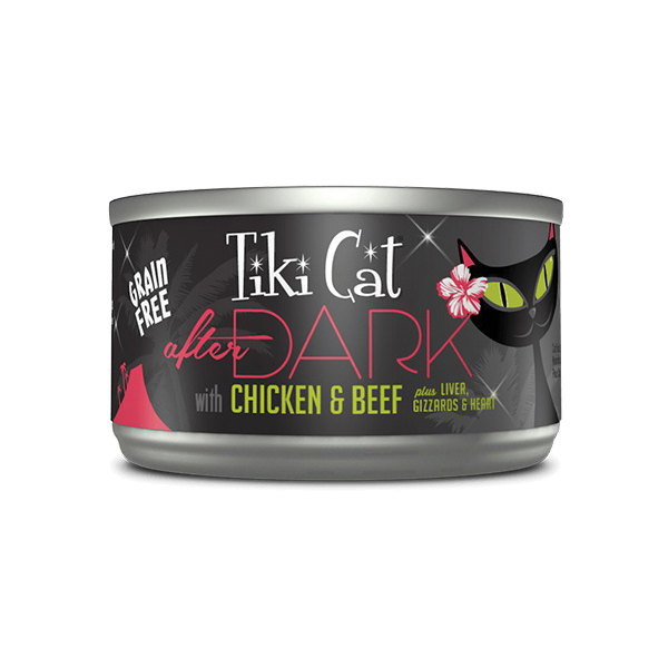 Tiki Cat After Dark Chicken And Beed Recipe In Broth Lata