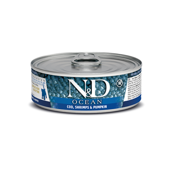 N&D Cat Kitten Ocean Shrimp & Pump 70gr