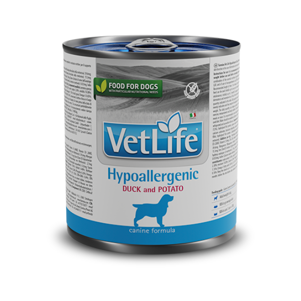 Vet Life Dog Hypo Duck & Potato 300gr