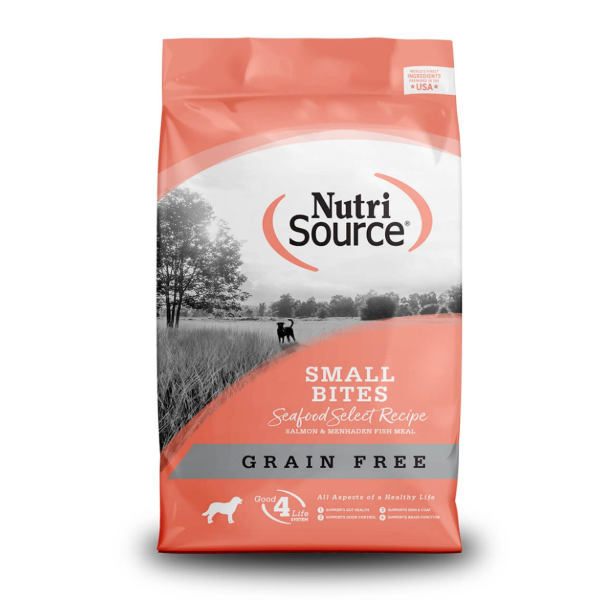Nutrisource Small Bites Seafood Select Recipe Grain Free Dog Food 1.8Kg