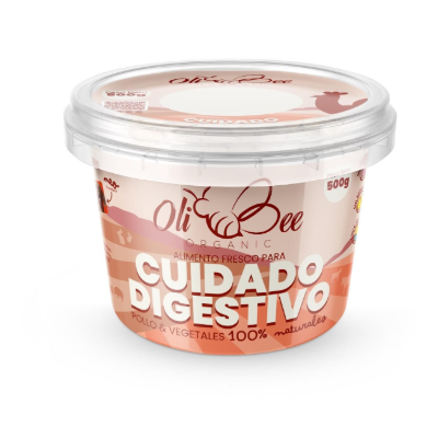 Oli Bee Organic Alimento Fresco Para Cuidado Digestivo Pollo y Vegetales 500g
