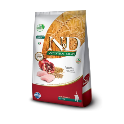 N&D Ancestral Fel Frango Kitten 7,5Kg