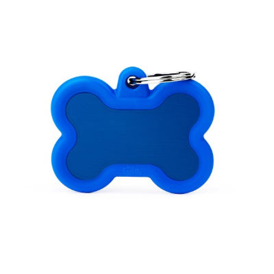 Myfamily Placa Hushtag Hueso Aluminio & Goma