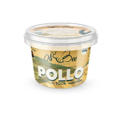 Oli Bee Organic Alimento Fresco a Base de Pollo y Vegetales 500g