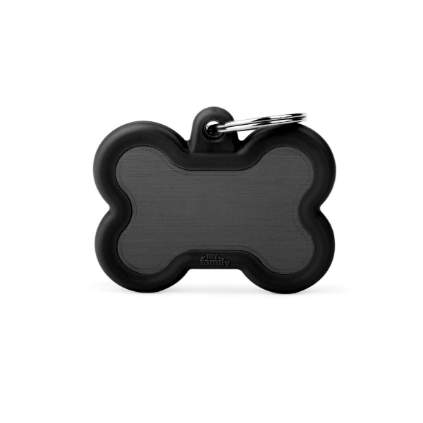 Myfamily Placa Hueso Black Brass