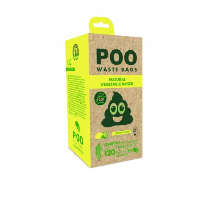 M-Pets Bolsas Desechos Perro 120 Bolsas Limon