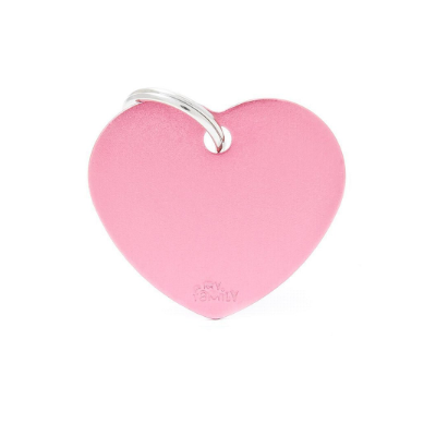 Myfamily Placa Colección Basic Corazón Aluminio