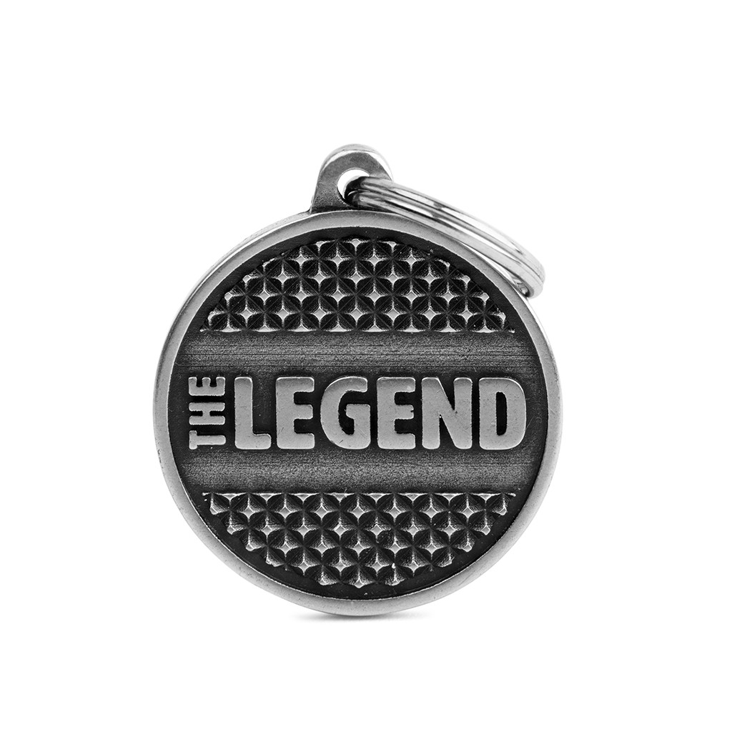 Myfamily Placa Circulo "The Legend" Tachones
