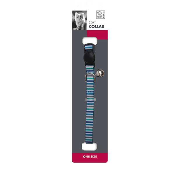 M-Pets Collar Para Gato Lineas Colores