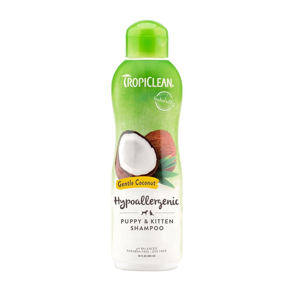 Tropiclean Hypoallergenic Shampoo For Puppy and Kitten - 592 ml