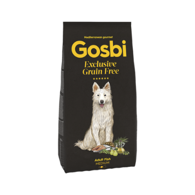 GOSBI EXCLUSIVE GRAIN FREE ADULT FISH MEDIUM