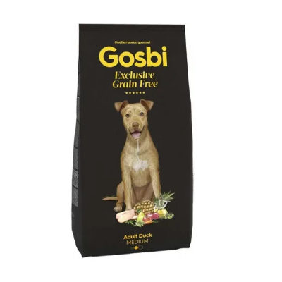 GOSBI EXCLUSIVE GRAIN FREE ADULT DUCK MEDIUM 500g