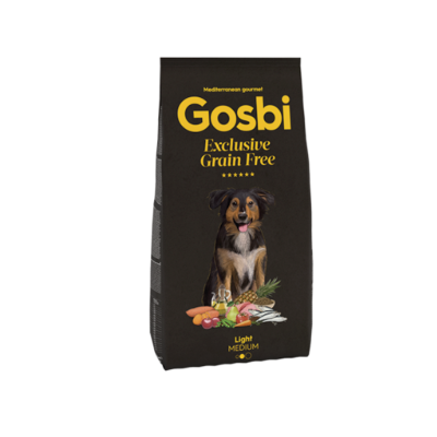 GOSBI EXCLUSIVE GRAIN FREE LIGHT MEDIUM 3Kg.