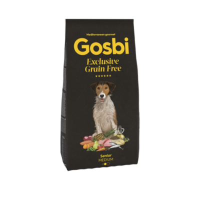 GOSBI EXCLUSIVE GRAIN FREE SENIOR MEDIUM