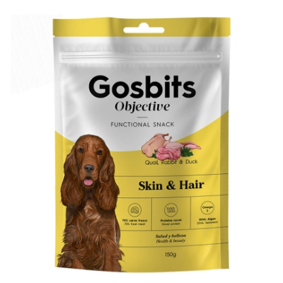 GOSBITS DOG OBJECTIVE SKIN&HAIR 150g.