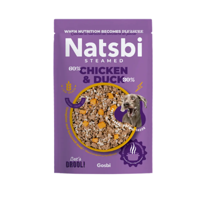 NATSBI STEAMED CHICKEN & DUCK 500 g
