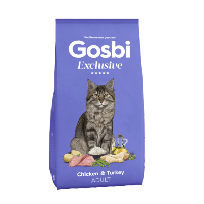 GOSBI EXCLUSIVE CAT CHICKEN & TURKEY ADULT