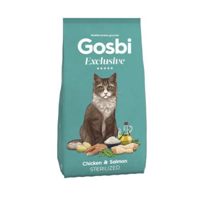 GOSBI EXCLUSIVE CAT CHICKEN & SALMON STERILIZED