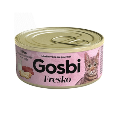 FRESKO CAT KITTEN TUNA WITH CHICKEN AND MILK 70 GR.
