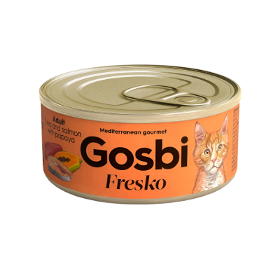FRESKO CAT ADULT TUNA AND SALMON WITH PAPAYA 70 GR.