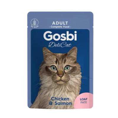 GOSBI DELICAT ADULT CHICKEN&SALMON LOAF 70 g.