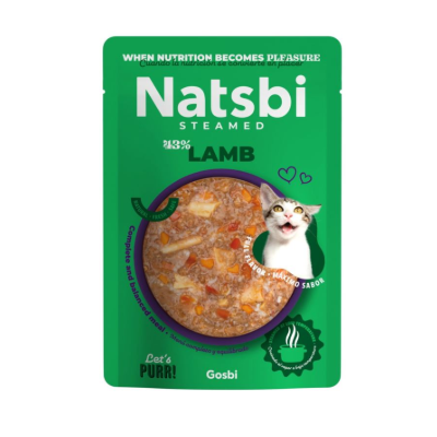 NATSBI CAT STEAMED LAMB 80 g