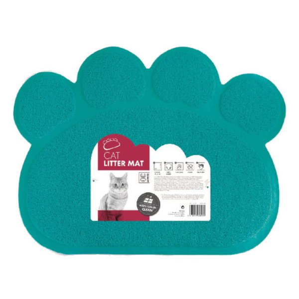 M-Pets Alfombra Huella Turquesa 60X45 Cm