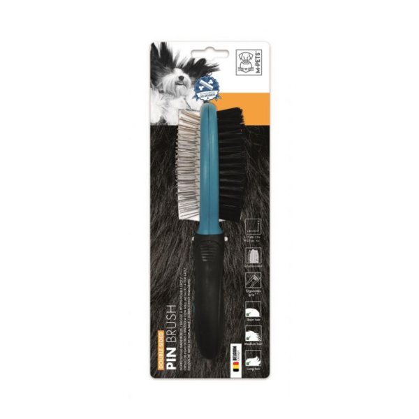 M-Pets Cepillo Pines Doble Lado