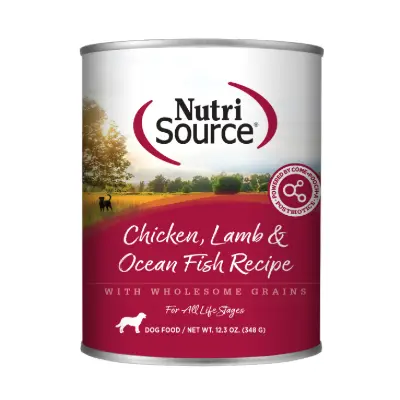 Nutrisource Chicken, Lamb & Ocean Fish Formula 348Gr