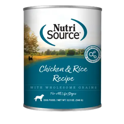 Nutrisource - Chicken & Rice Dog 348 g