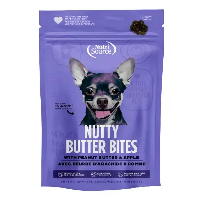 Nutrisource - Nutty Butter Bites Con Granos Mantequilla De Maní Y Manzana 170 g